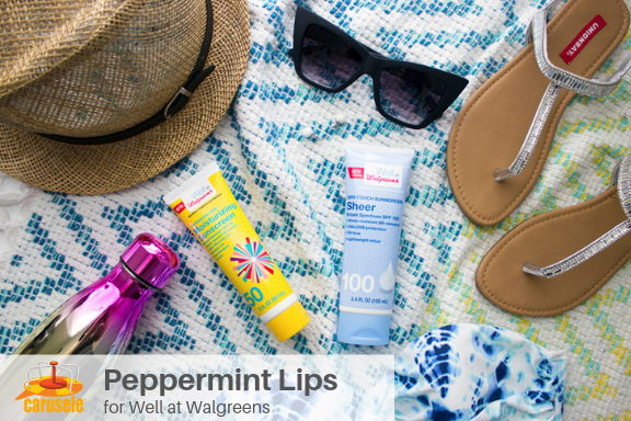 Carusele Influencer Marketing - Peppermint Lips Blog for Well at Walgreens