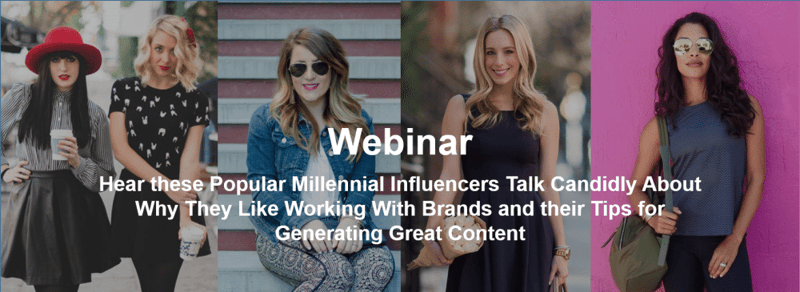 Carusele Webinar with Influencers discussing what it's like working with brands.