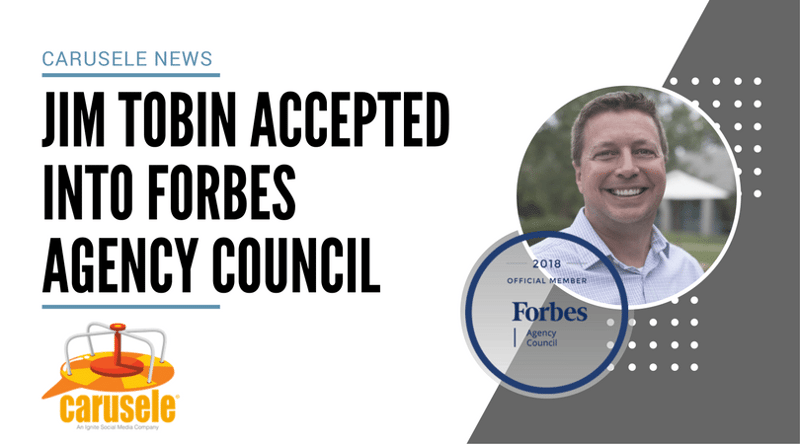 Jim Tobin accepted into Forbes Agency Council